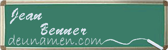 Jean Benner Visitenkarte